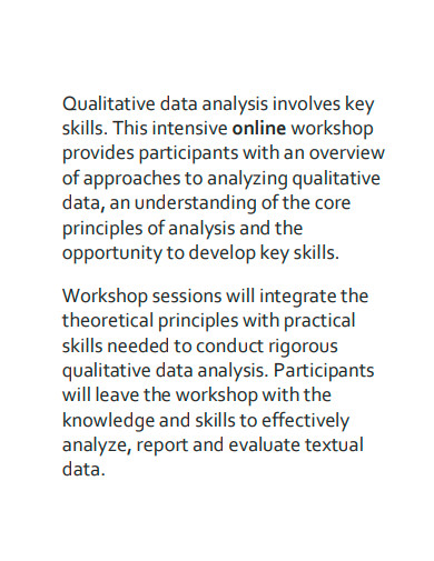 standard qualitative data analysis