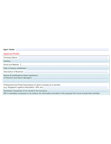 transport business proposal form