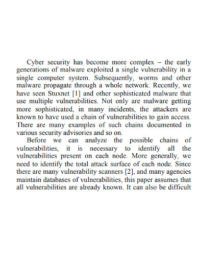 basic attack network vulnerability analysis