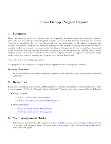 final group project report