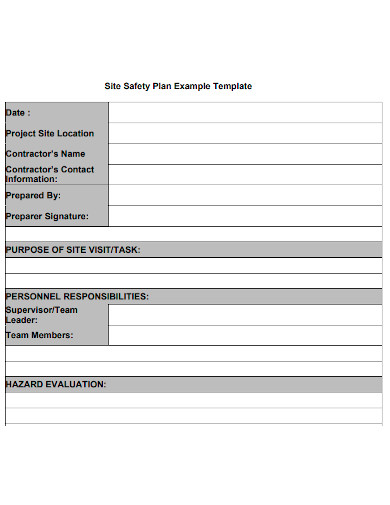 general contractor safety plan