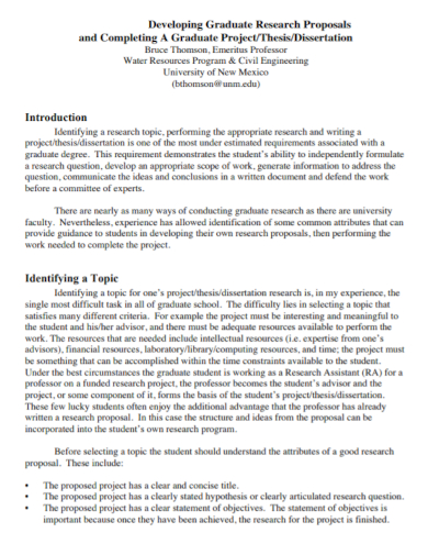 dissertation proposal topics marketing