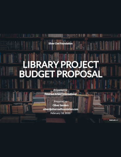 grant budget proposal template