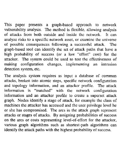 graph based network vulnerability analysis