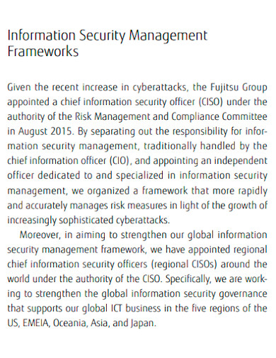 group information security report