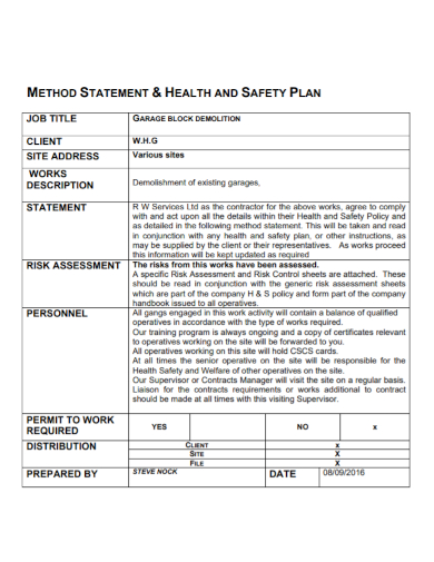 health-and-safety-plan-method-statement