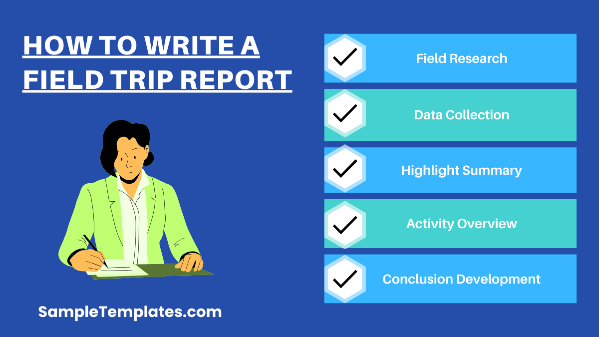 how to write a field trip report