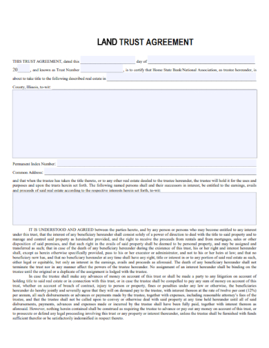 land trust agreement