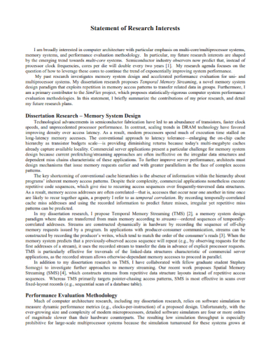 FREE 10 Research Interest Statement Samples Conflict Problem Purpose 