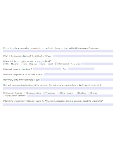 product marketing proposal form