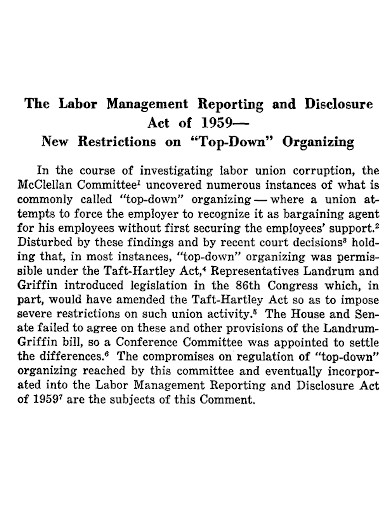 professional labor management report