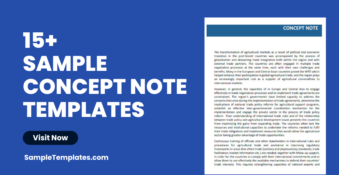 sample concept note templates