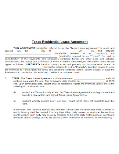 security deposit lease agreement sample