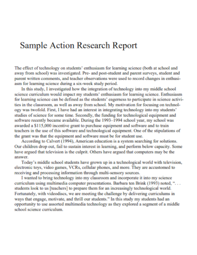action research report