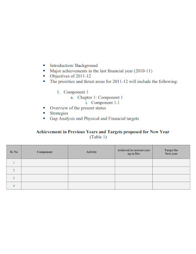 editable yearly action plan