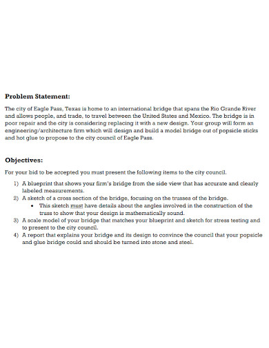 engineering design problem statement