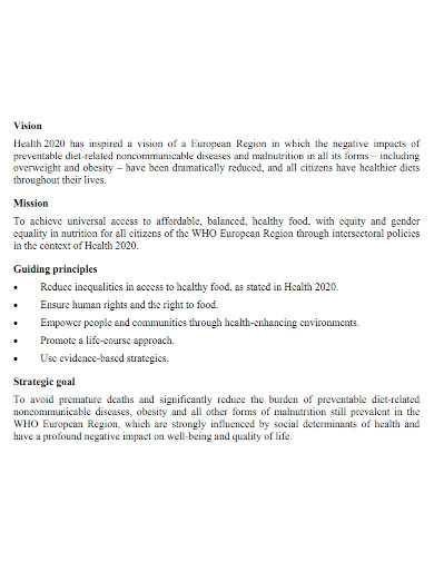 european nutrition action plan