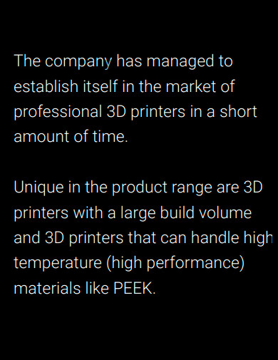 general printing company profile