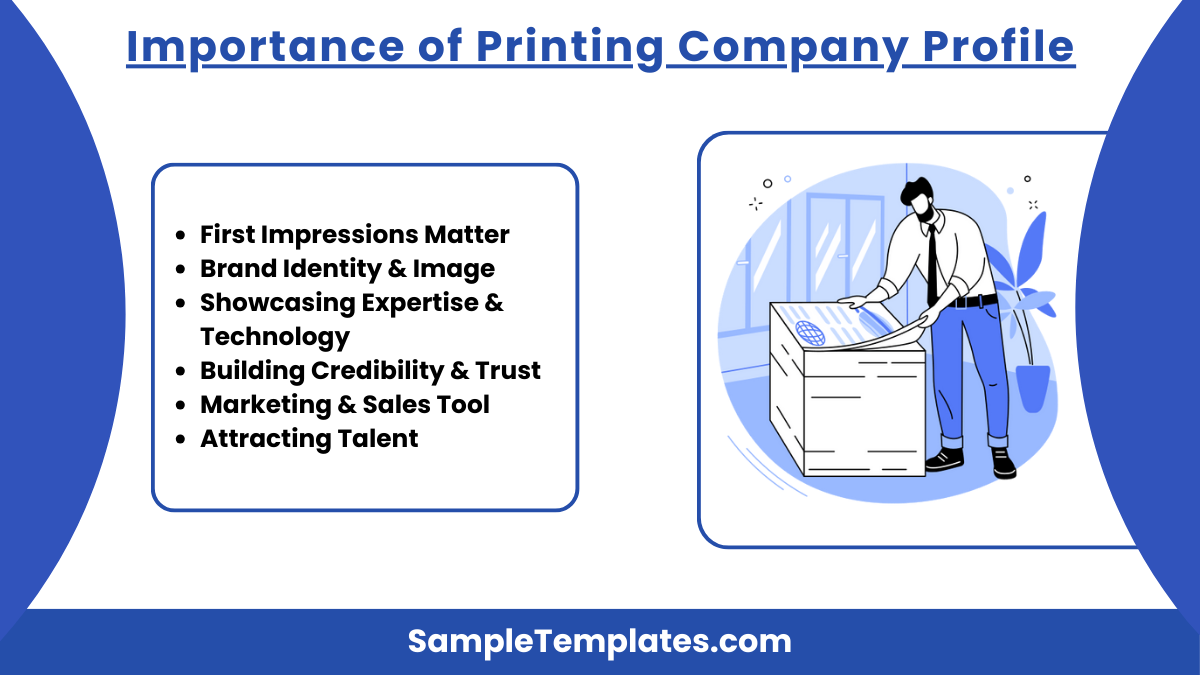 importance of printing company profile