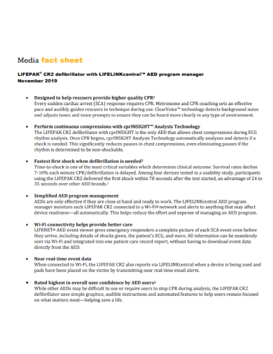 media management fact sheet