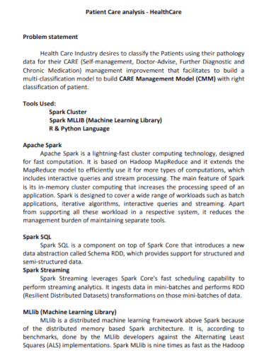 FREE 7 Patient Problem Statement Samples Safety Nursing System 