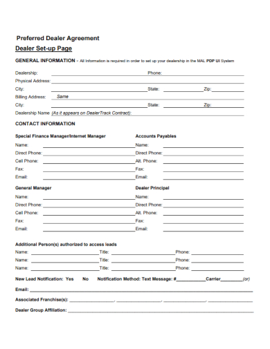 FREE 9 Dealership Access Agreement Samples In PDF DOC FREE 9 Dealership Access Agreement Samples In PDF DOC