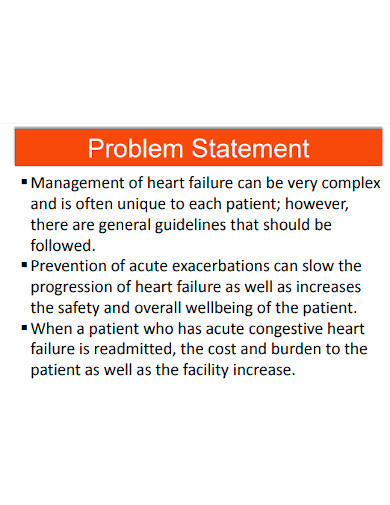 FREE 10 Health Problem Statement Samples Mental Care Community 