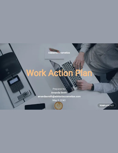 work action plan sample