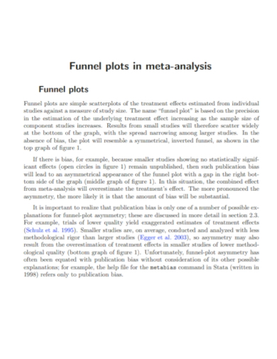 funnel plots meta analysis