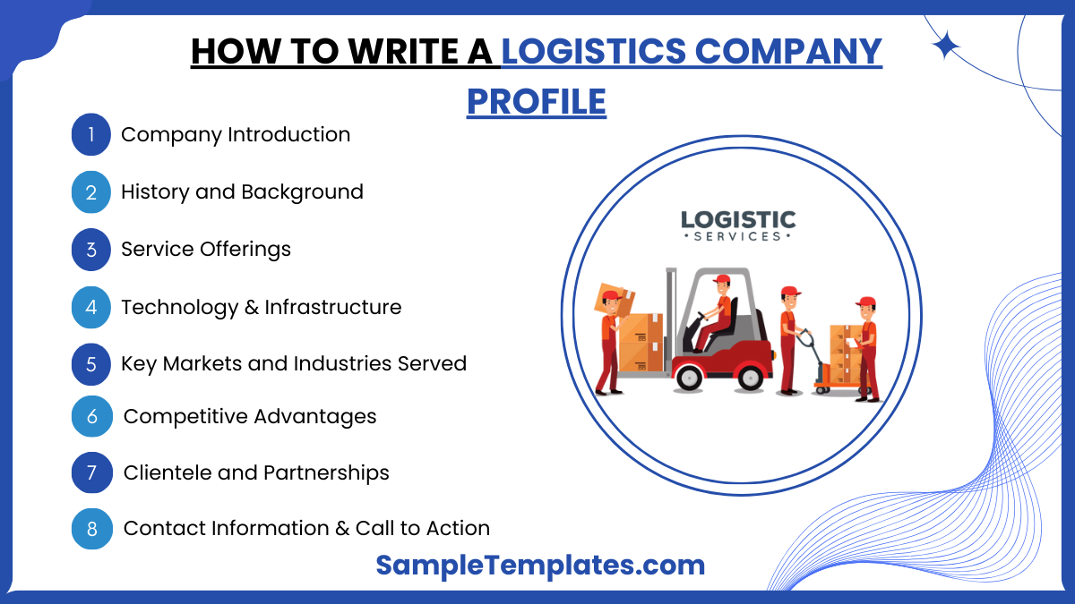 how to write a logistics company profile