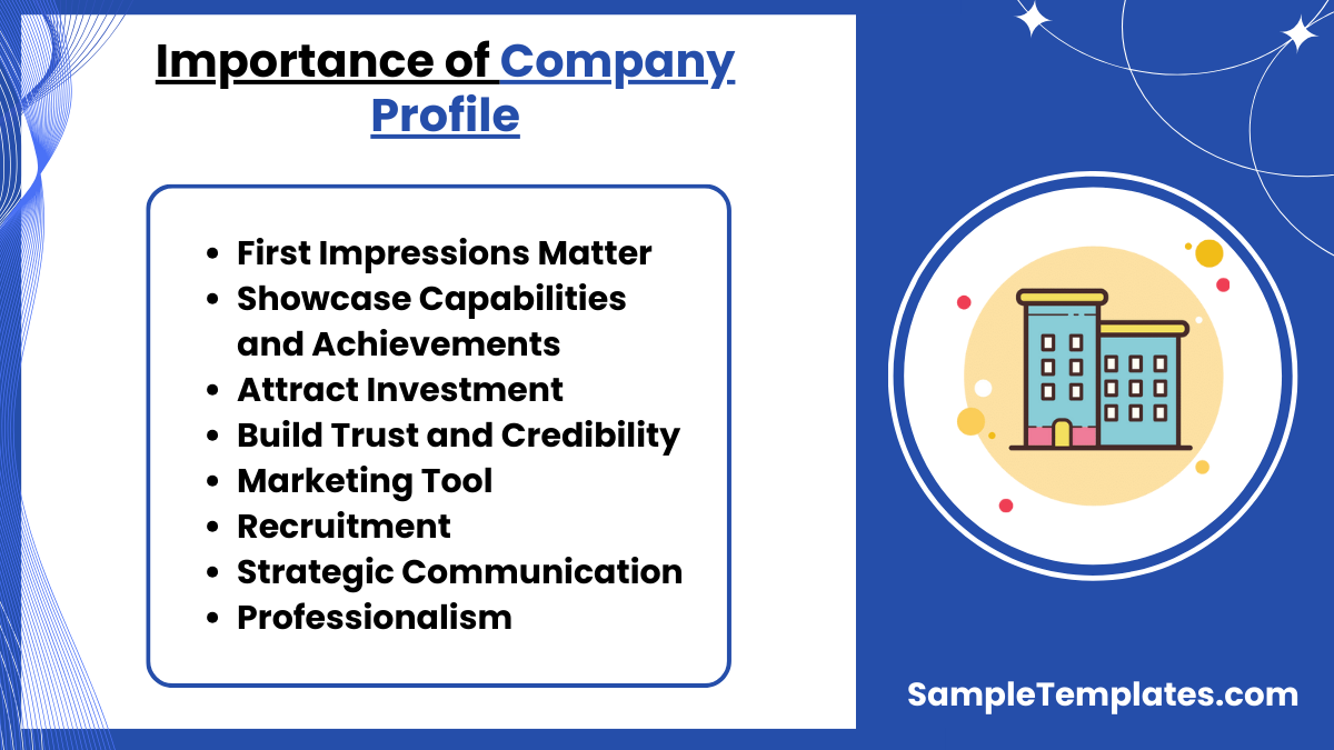 importance of company profile