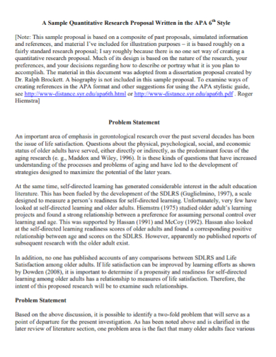 FREE 14 Research Proposal Problem Statement Samples In PDF DOC
