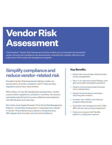 vendor risk assessment