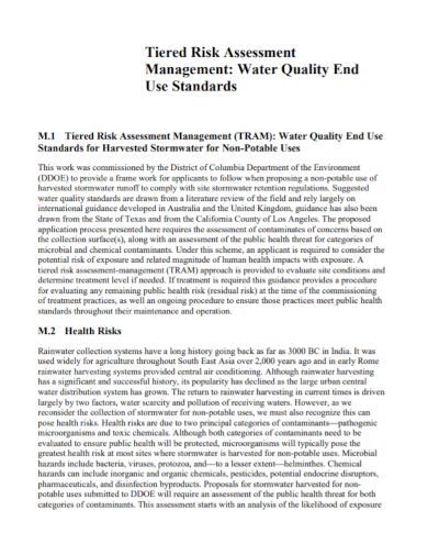 water quality management risk assessment