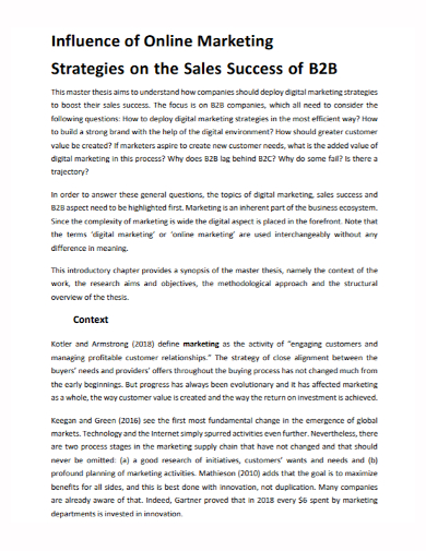 b2b online marketing sales strategy