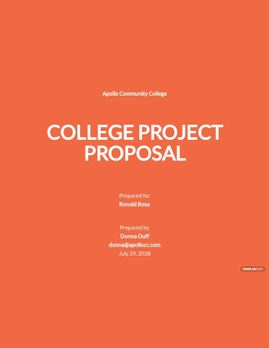 college project proposal sample