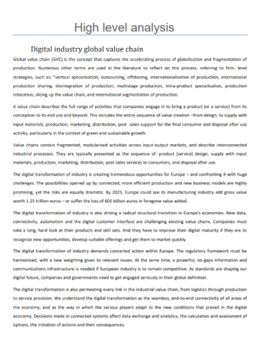 digital industry value chain analysis