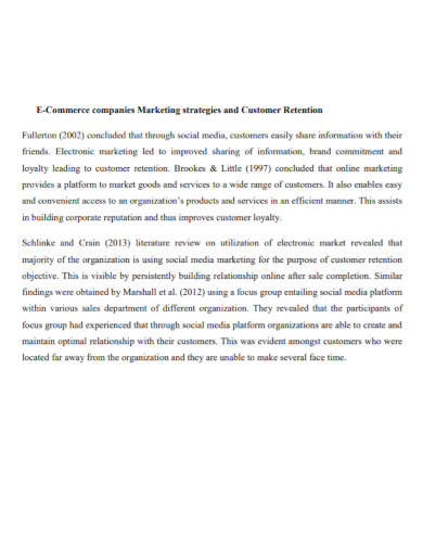 ecommerce company marketing strategy
