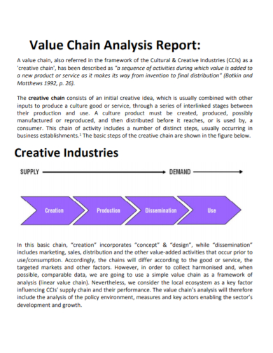 industry value chain analysis report