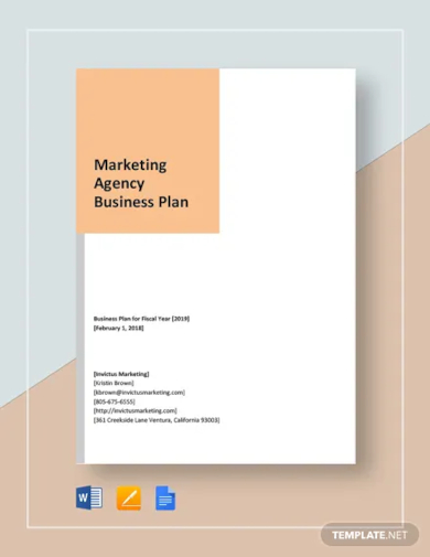 marketing agency business development plan template