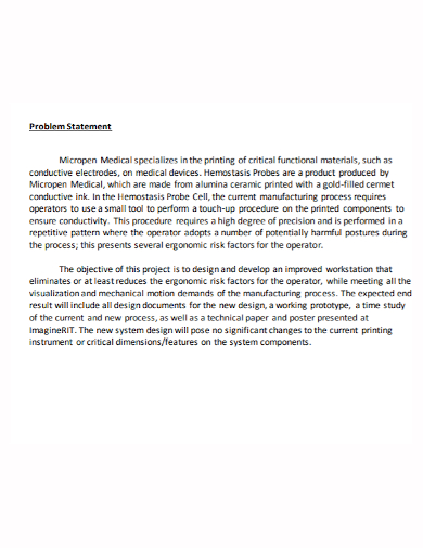 research problem statement related to medical surgical nursing