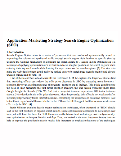 seo application marketing strategy
