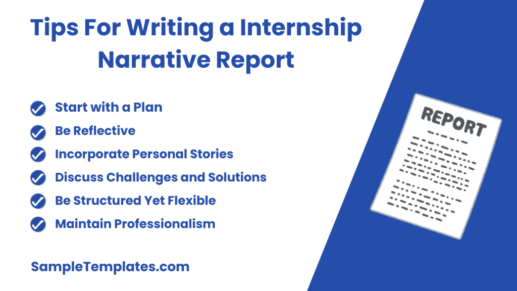 tips for writing a internship narrative report 1024x576