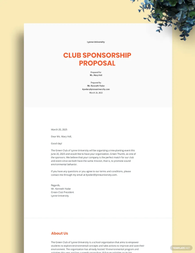 club sponsorship proposal template1