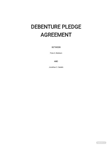 debenture pledge agreement