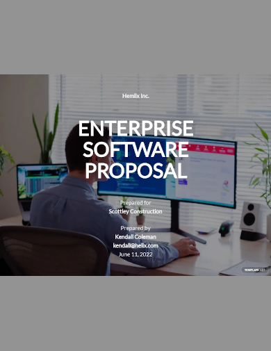 enterprise software proposal template