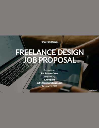 freelance design proposal template
