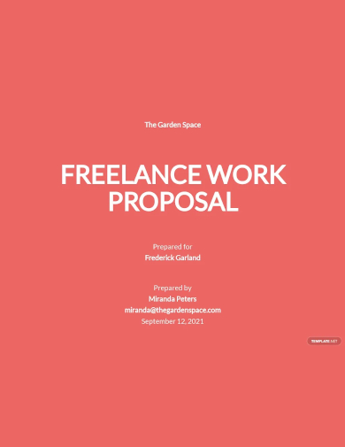 freelance work proposal template