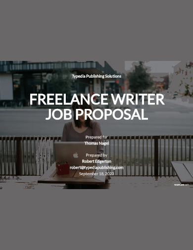freelance writer proposal template