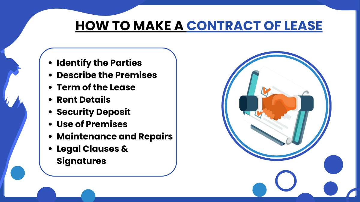 how to make a contract of lease